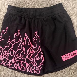 Kill Crew Black and Pink Athletic Shorts size Small